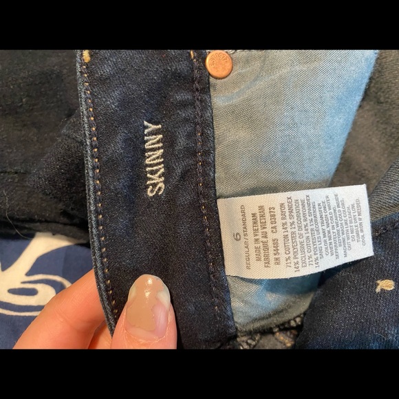 American Eagle Skinny Jeans Size 6 - Picture 5 of 5